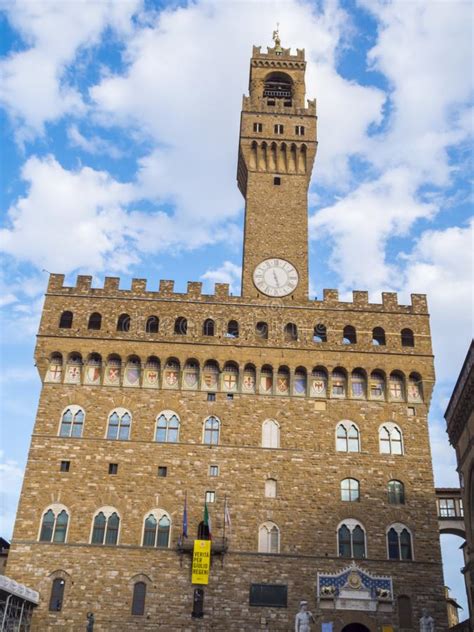 Famous Palazzo Vecchio In Florence The Vecchio Palace In The Historic