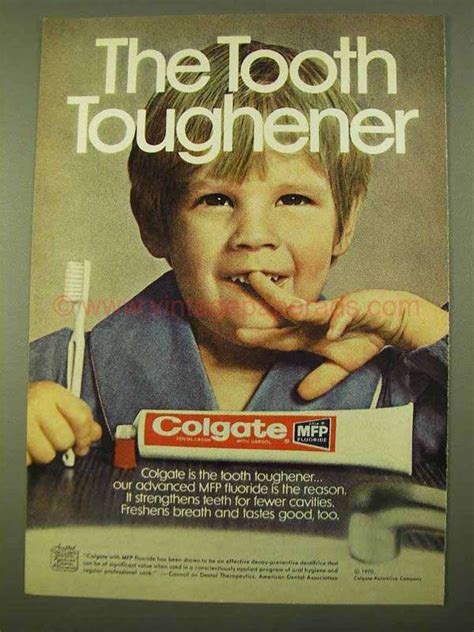 Colgate Toothpaste Ad The Tooth Toughener Cw