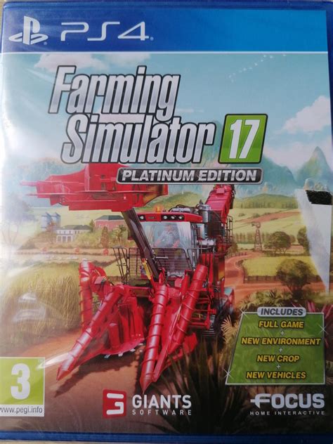 Farming Simulator 17 Platinum Edition Prices Pal Playstation 4