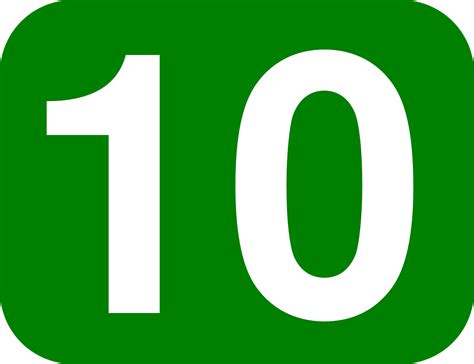 Number 10 Ten · Free Vector Graphic On Pixabay