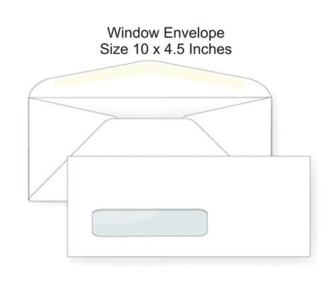 10 Window Envelopes