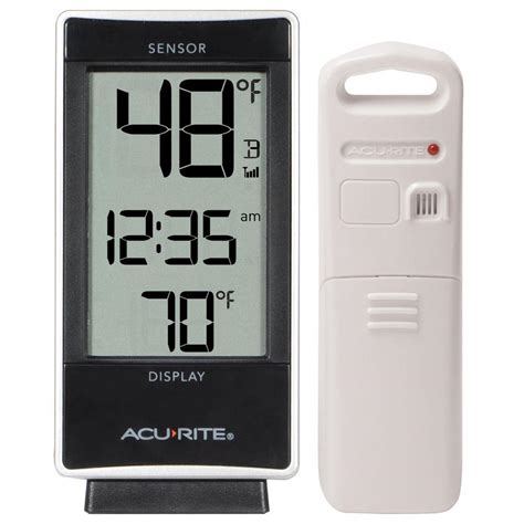 Acurite Digital Thermometer With Indooroutdoor Temperature 02059m