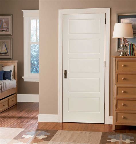 1 Pane Glazed Smooth White Primed Door