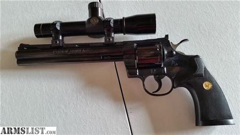 Armslist For Sale Colt Python Hunter 357 Magnum With Scope