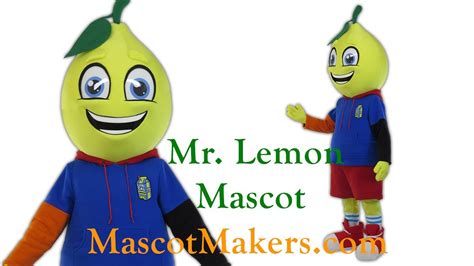 Lemon Man Mascot Costume Mascot Makers Custom Mascots And Characters