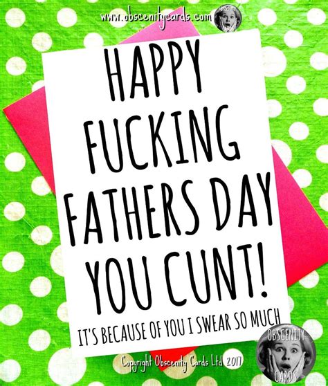 Funny Fathers Day Cards The Funniest Online Shop For Obscene Greetings