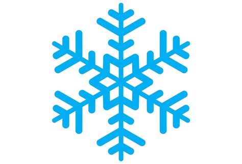 Basic And Simple Design Of A Snowflake News And Information