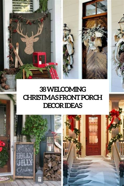 10 Lovable Christmas Front Porch Decorating Ideas 2023