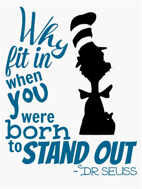 Seuss Inspiration Quote Sign Dr Seuss Free Svg Hd Png Download Kindpng