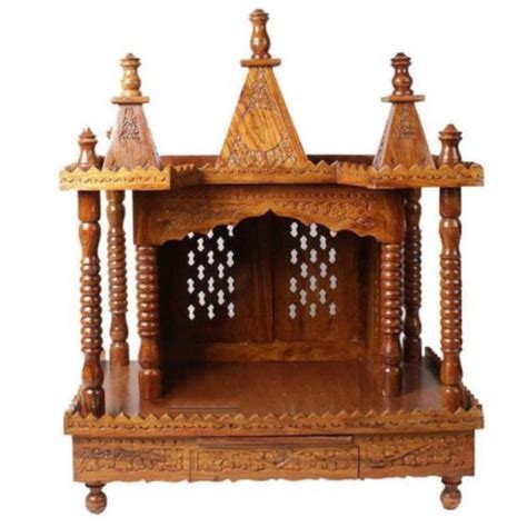 Wooden Home Temple Wooden Mandir Worship Temple Large Size Etsy