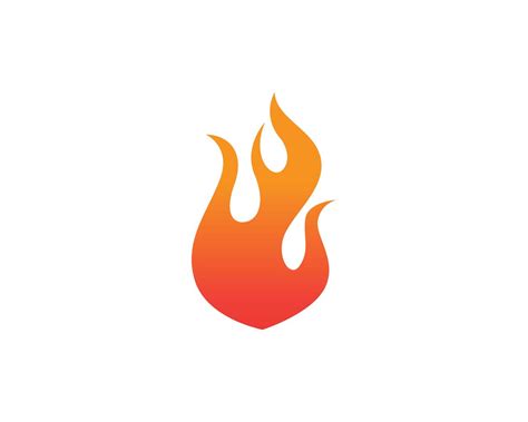 Aplicación de iconos de logotipo y símbolos de fuego Vector en