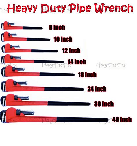 Heavy Duty Pipe Wrench 810121418243648 Inch Lazada Ph