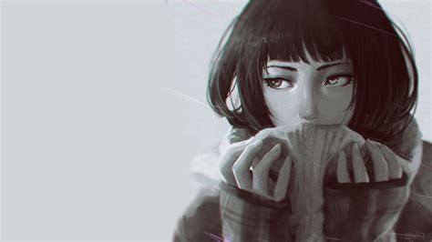 Wallpaper Ilya Kuvshinov Digital Art Portrait 1920x1080