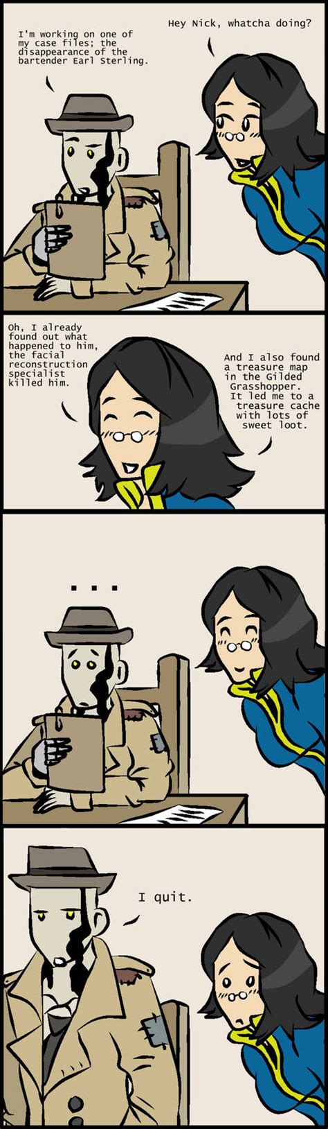 Fallout 4 Being A Detective By Bookwormcat On Deviantart