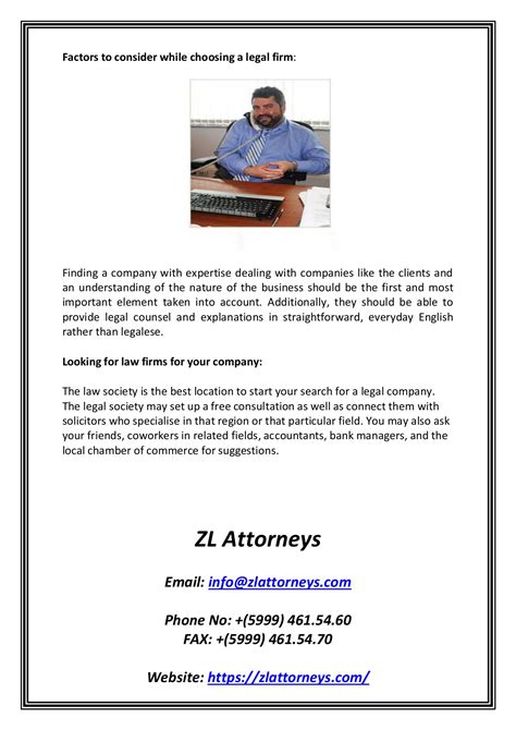 How To Choose The Best Law Firm For Your Company Zl Attorneys Page