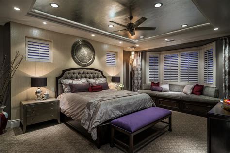 Master bedroom designs leave breathless, because reason bedroom should well planned sake your comfort today prepare severely master designs leave below are 5 top images from 19 best pictures collection of master bedroom ceiling ideas photo in high resolution. Contemporary Glam Master Suite | 2014 | HGTV
