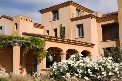 Tuscan Style Homes In California Tuscanstyle Casas Coloridas