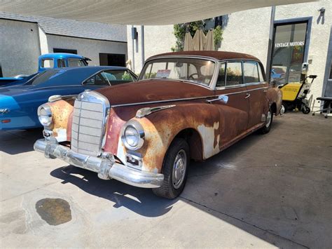 1958 Mercedes Benz 300d Adenauer Vintage Car Collector