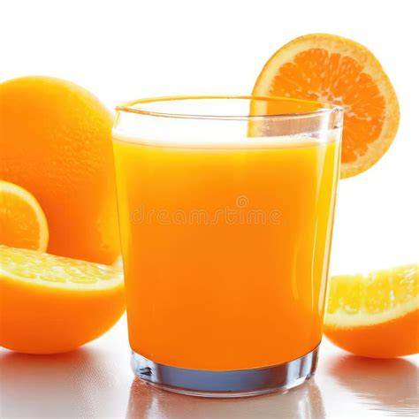 Glass Of Orange Juice Stock Illustration Illustration Of Juice 274762278