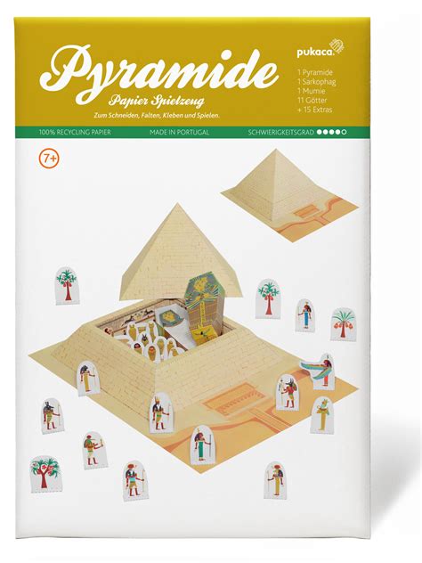 how to make an egyptian pyramid easy papercraft project feltmagnet egyptian pyramid model kit