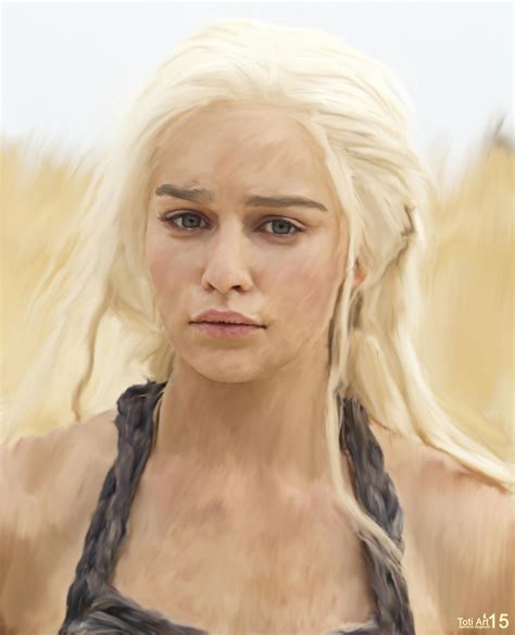 Daenerys Targaryen Emilia Clarke Khaleesi By Toti Gogeta On Deviantart