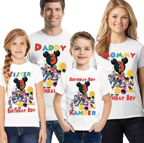 Mickey Clubhouse Birthday Shirt Mickey Mouse Birthday Shirt Is