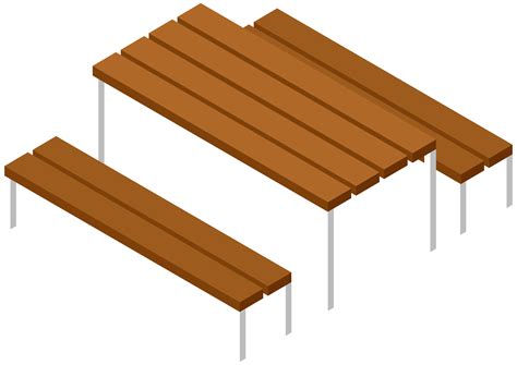 Picnic Table Png Transparent Images Free Download Vector Files Clip