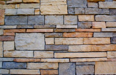 Stacked Slate Bricks Wall Texture Stock Image Image Of Stone Rough