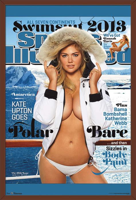 sports illustrated swimsuit edition kate upton cover 13 wall poster 22 375 x 34 framed