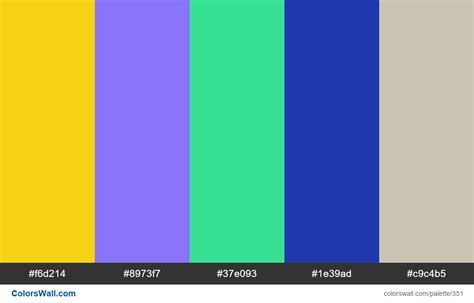 Generated Color Palette Colorswall