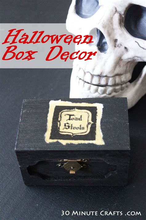 Halloween Box Decor 30 Minute Crafts