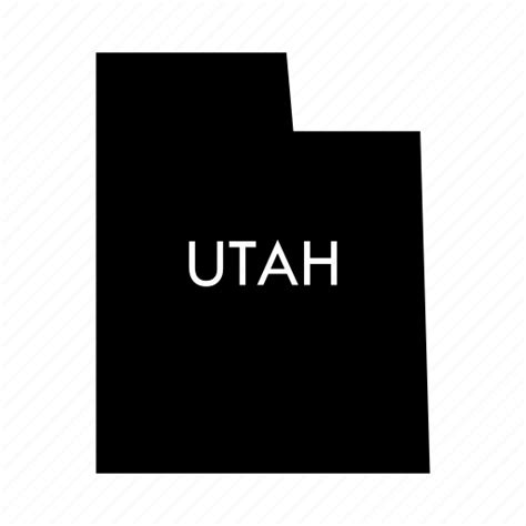 Utah Us State Border Icon Download On Iconfinder