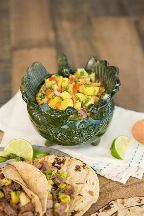 Pico de gallo is simply a chunkier salsa. Carne Asada Tacos with Pineapple Pico de Gallo - Nibbles ...