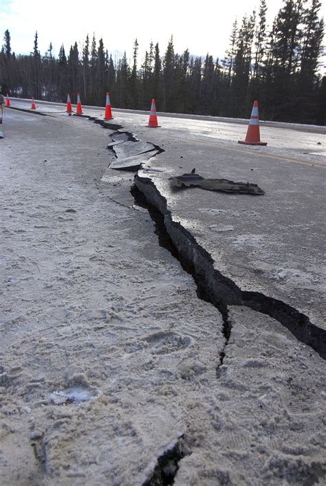 Sundays Earthquake Wrecks Roads In Southcentral Alaska Public Media