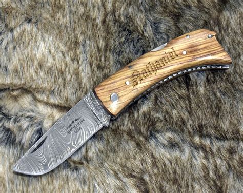 Hunting Knife Hand Forged Damascus Steel Knife Skinner Camping Utility