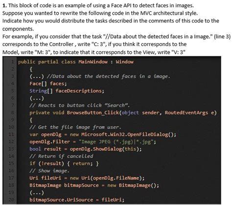 6 1 This Block Of Code Is An Example Of Using A Face Chegg Com