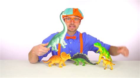 Dinosaurs For Kids With Blippi Dinosaur Song And Toys Youtube