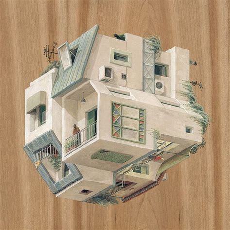 Surreal Architectural Illustrations By Cinta Vidal Agulló Concept