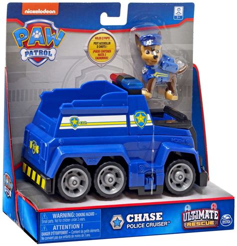 Nickelodeon Paw Patrol Ultimate Rescue Chase Police Cruiser Blue Toy