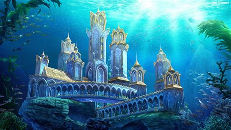 Underwater Castle1 Liliya Shaifulina On Artstation At