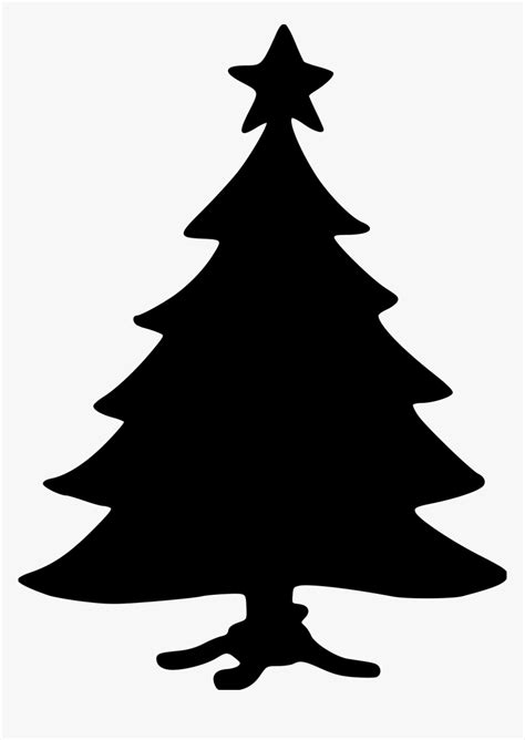 Download Christmas Tree Png Silhouette - Lack Christmas Tree Clip Art Pine Tree Clipart Silhouette Png ...
