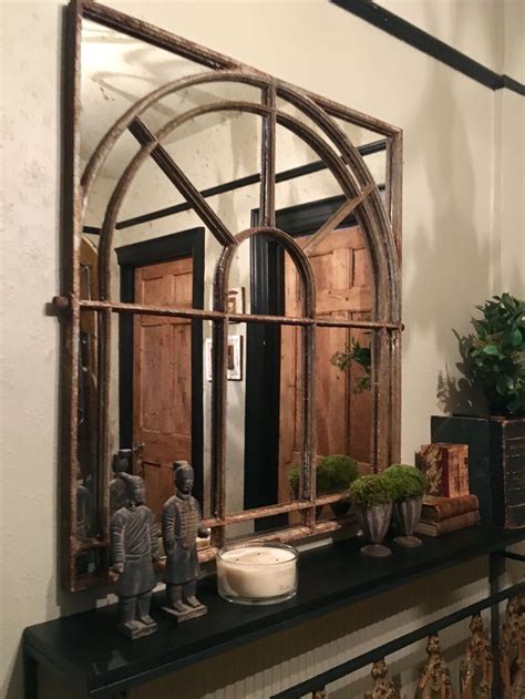 Exquisite Window Mirror With Panelled Detail