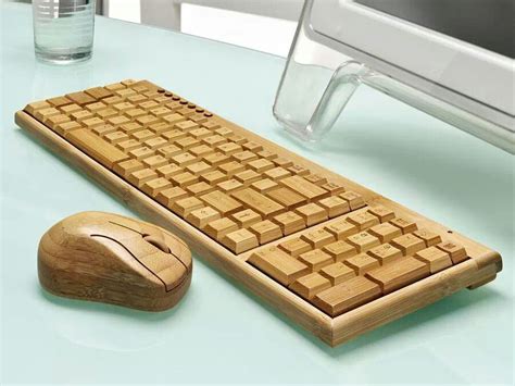 Bamboo Keyboard And Mouse Bamboo Cool Inventions Keyboard