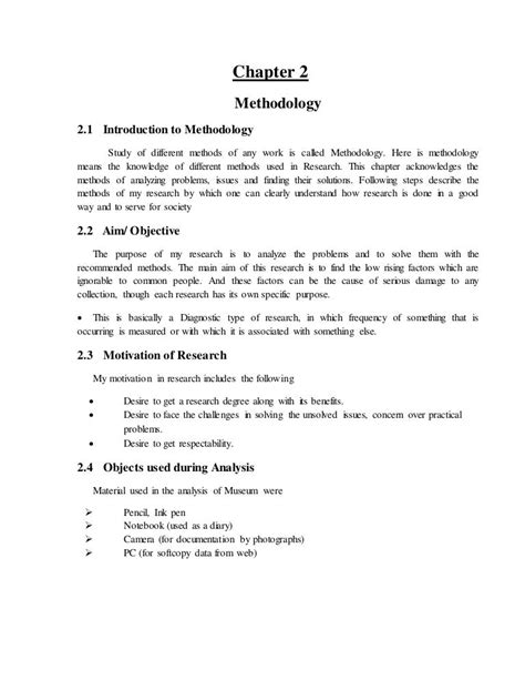 Chapter 3 Methodology Example In Research : CHAPTER-3... - CHAPTER 3 ...