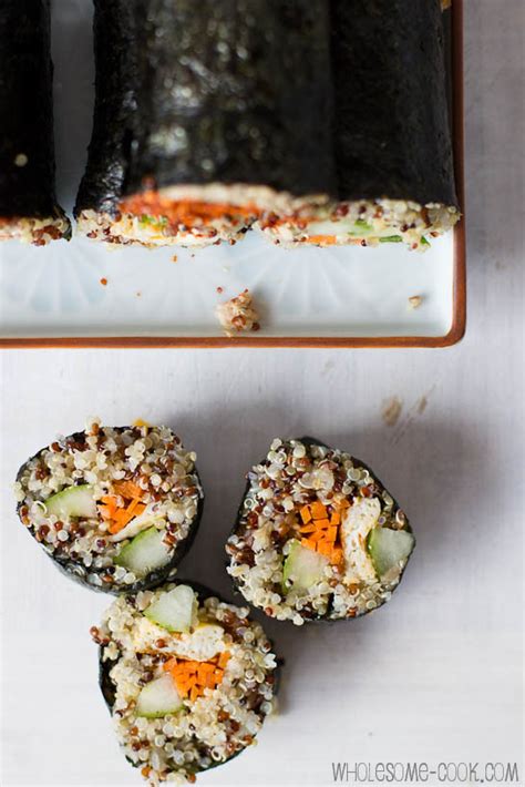 Quinoa Sushi Rolls Plus 5 Other Cool Quinoa Recipes Wholesome Cook