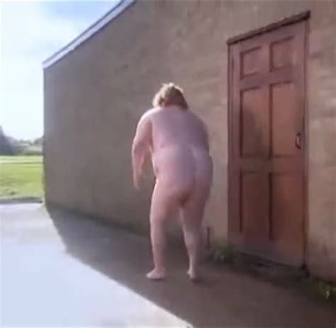 Chubby Teacher Locked Out Naked