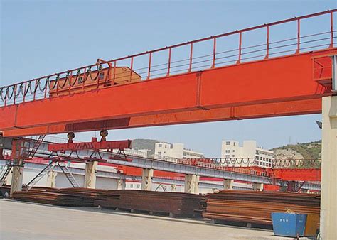 40 Ton Double Girder Overhead Crane Compact Electromagnetic Overhead