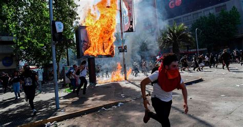 Chile Unrest Spreads With 11 Deaths Reported In Violence The New