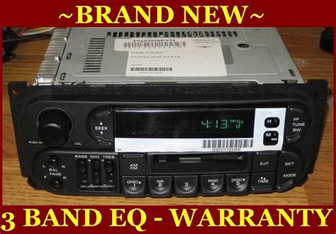 New 1999 2001 Jeep Grand Cherokee Infinity Cassette Radio W Cd Changer