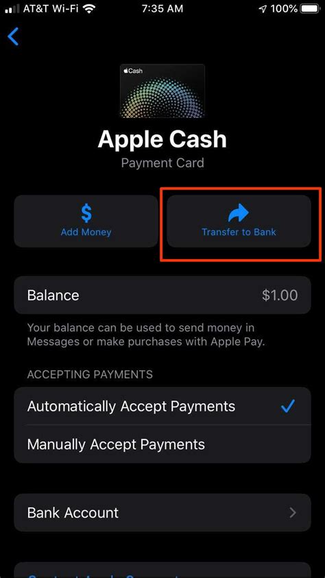 Credit card to money transfer bank account using phone call. How do I transfer my Apple Pay Cash balance to my bank ...